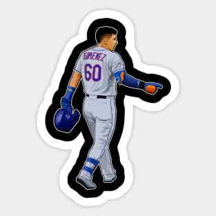 Andres Gimenez #60 In Action Sticker